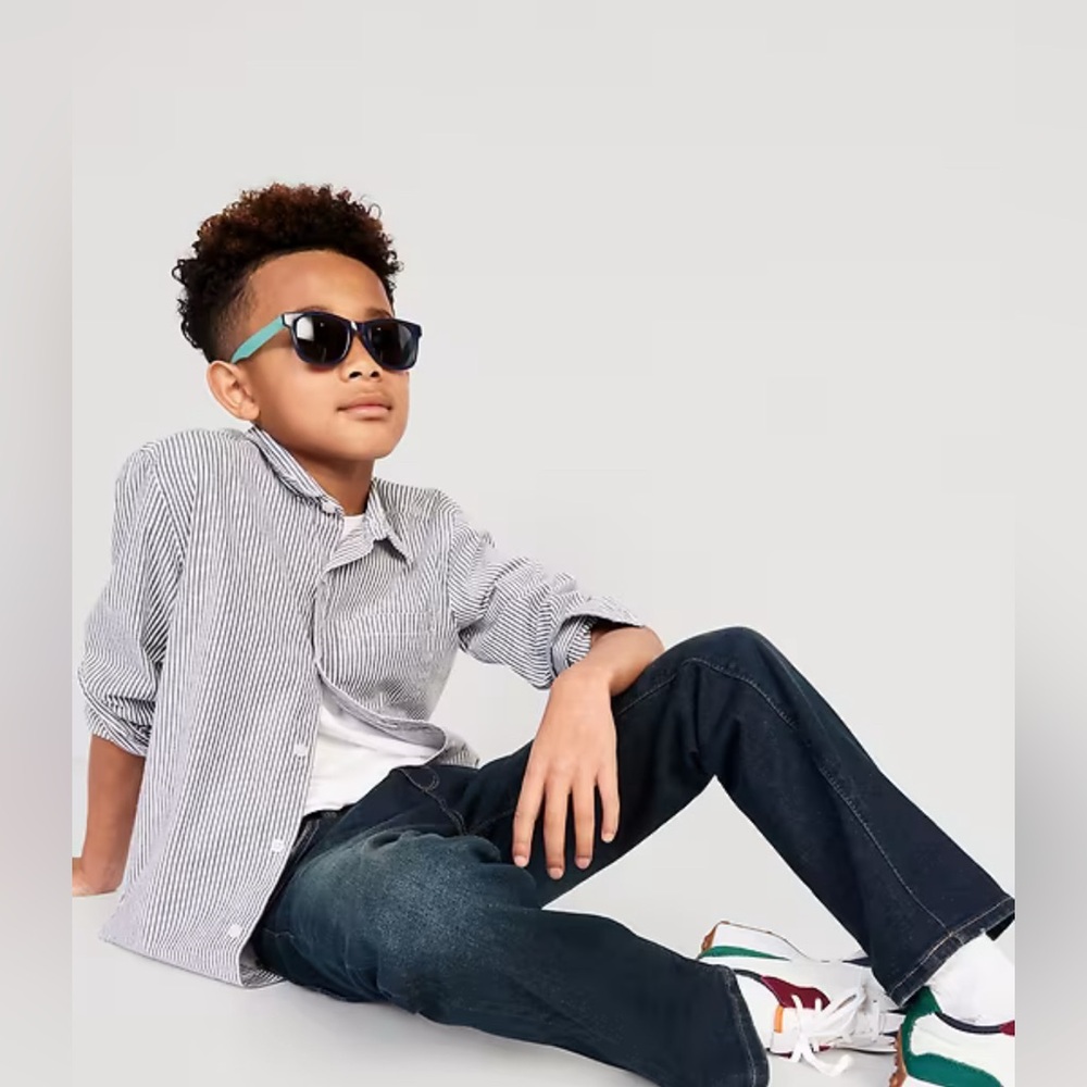 NWT Boys Built-In Flex Boot Cut Jeans
